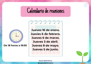 Calendario Club de lectura